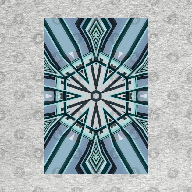 Architecture kaleidoscope light blue by nobelbunt